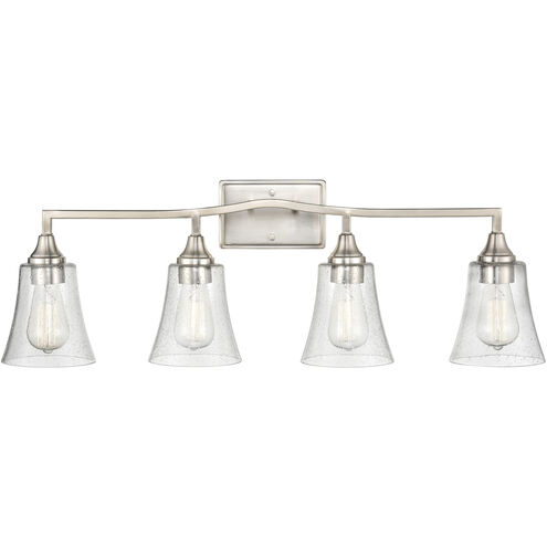 Caily 4 Light 32.5 inch Brushed Nickel Vanity Light Wall Light